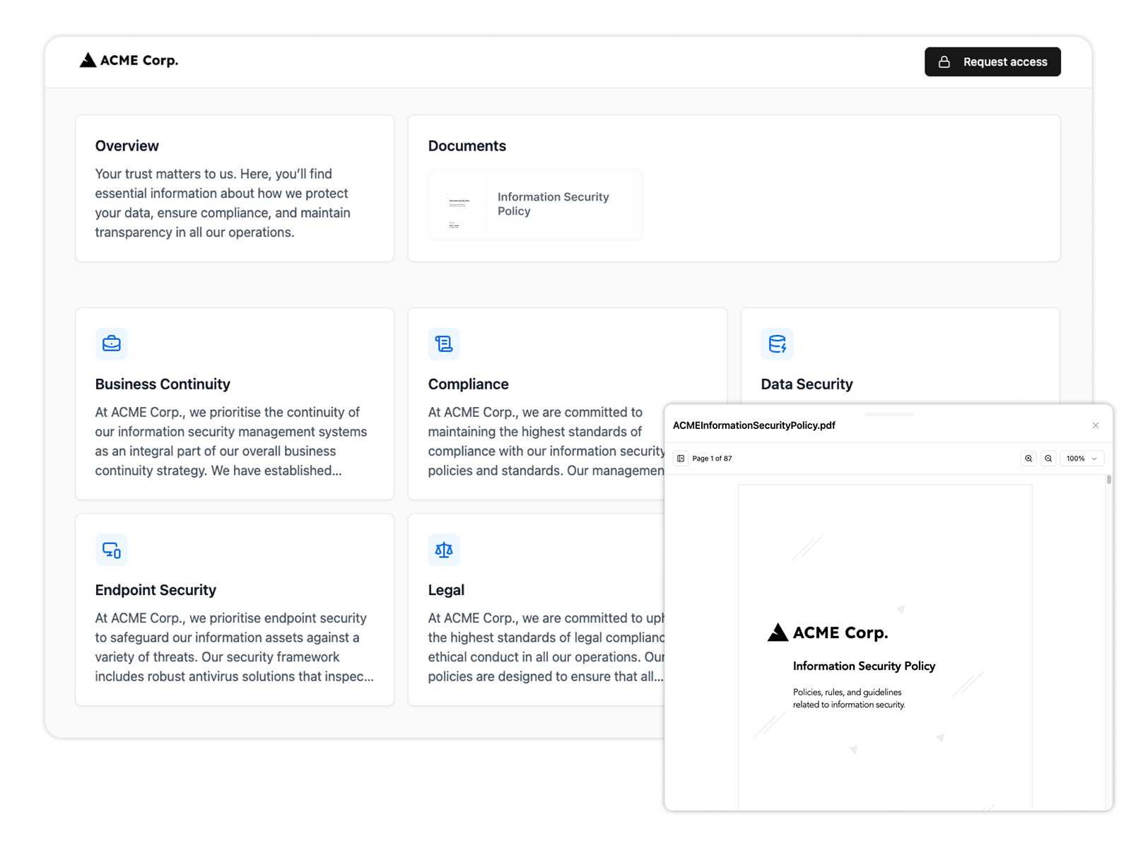 Knowledge Library Interface