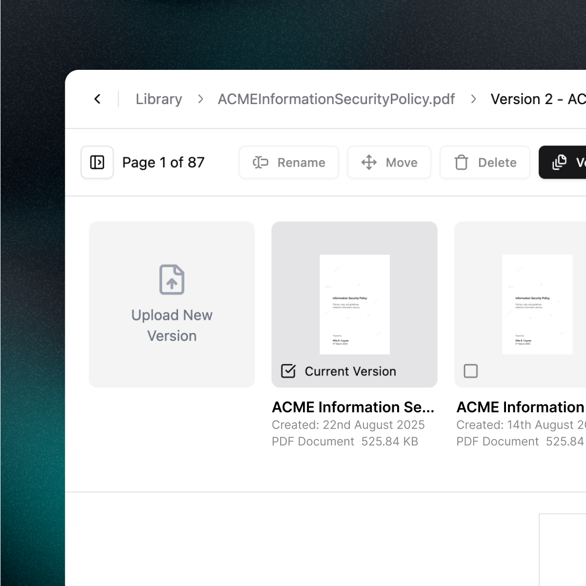 Knowledge Library Interface